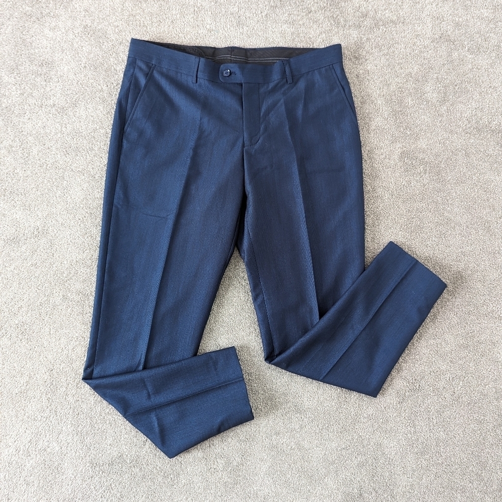 Strauss Men's Suit Pants Size 36 Blue